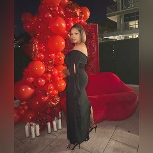 Fashion Nova - Paris Muse Dress - Black